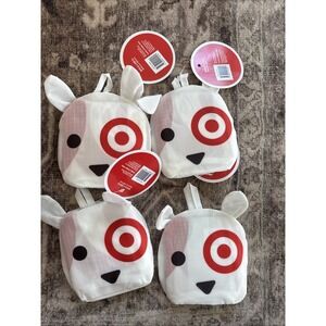 Target Bullseye Dog Reusable Bag - New / Tags - Lot of 4 Bags